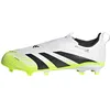 Image de adidas Mixte enfant PREDATOR LEAGUE Laceless Firm Ground Football Boots Kids, Cloud White/Core Black/Lucid Lemon, 28 EU