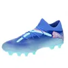 Image de PUMA Future 7 Pro Fg/Ag Chaussures de football unisexes, Bluemazing PUMA Blanc Menthe poivrée électrique, 41 EU