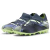 Image de PUMA Future 7 Match MG Jr, Chaussures de Football Unisexe-Enfants et Garçons, Gray Skies Puma White Fizzy Apple, 38 EU