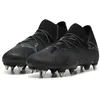 Image de Puma Chaussures de football Future 7 Ultimate Soft Ground pour homme, noir/argenté, 42 EU
