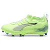 Image de PUMA Ultra 5 Match FG/AG JR, Chaussures de football, Fizzy Apple White-BLUEMAZING, 36 EU, Fizzy Apple Puma White Bluemazing, 36 EU