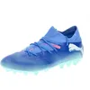 Image de PUMA Future 7 Match MG Jr, Chaussures de Football Unisexe-Adulte, Bluemazing Puma White Electric Peppermint, 34.5 EU