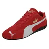 Image de Puma Speedcat Shield Leather Lace Up Baskets décontractées pour homme Noir, For All Time Red White, 40 EU