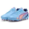 Image de Puma King Ultimate Launch Chaussures de football pour homme, Bleu Rose, 42 EU