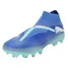Image de PUMA Future 7 Match+ Ll Fg/AG, Soccer Shoe Unisexe-Adulte, Bluemazing Puma White Electric Peppermint, 44 EU