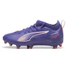 Image de PUMA Ultra 5 Match FG/AG JR Chaussures de football, lapis lazuli blanc-Sunset Glow, 38 EU, Lapis Lazuli PUMA Blanc Coucher de Soleil Lueur, 38.5 EU