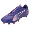 Image de PUMA Ultra 5 Play FG/AG Chaussures de football unisexes pour adulte, Lapis Lazuli White-Sunset Glow, 49 EU, Lapis Lazuli Puma White Sunset Glow, 49 EU