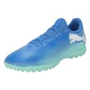 Image de PUMA Future 7 Play TT, Chaussures de Football Unisexe-Adulte, HYPERLINK Blue-Mint White, 41 EU, Hyperlink Blue Mint Puma White, 41 EU
