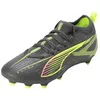 Image de PUMA Ultra 5 Match FG JR Chaussures de football, argent vieilli mat, argent vieilli, pointure 34, Argent vieilli mat Jaune Alert PUMA Aged Silver, 34.5 EU
