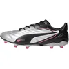Image de PUMA King PRO FG/AG Chaussure de football unisexe, argenté/noir (Silver Black-Sun Struck White), 41 EU, Puma Silver PUMA Black Sun Struck PUMA White, 42 EU