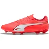 Image de PUMA Chaussures de football unisexe King Match Fg/Ag, PUMA rouge lumineux blanc rouge feu, 44 EU