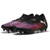 Image de PUMA Chaussures de football Future 8 Match Mxsg unisexes, Puma PUMA noire, blanche, rouge éclatante, 45 EU