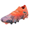 Image de PUMA Future 8 Match Fg/Ag Chaussures de football unisexes, Orange et noir., 44 EU