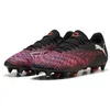Image de PUMA Future 8 Play Mxsg Chaussures de football unisexes, Puma PUMA noire, blanche, rouge éclatante, 42 EU