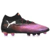 Image de PUMA Future 8 Ultimate AG 108189 Chaussures de football pour homme, noir/rouge, 41 EU
