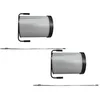 Image de vhbw Lot de 2 cartouches filtrantes de rechange pour Bernardo FP1 pour système d'aspiration pour machine de travail du bois - Avec brosse de nettoyage