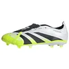 Image de adidas Mixte PREDATOR LEAGUE Fold-Over Tongue Firm Ground/Multi Ground Football Boots, Cloud White/Core Black/Lucid Lemon, 47 1/3 EU