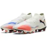 Image de PUMA Future 8 Pro Fg/Ag Chaussures de football unisexes, Puma PUMA blanche, noire, rouge éclatante, 43 EU