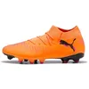 Image de PUMA Chaussures de football Future 8 Match Fg/Ag, Heat Fire PUMA Black Ravish, 46 EU