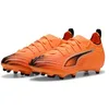 Image de PUMA Ultra 6 Pro Fg/Ag Jr Chaussures de football unisexes pour enfant, Heat Fire PUMA Noir/rouge brillant, 32 EU