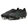 Image de PUMA Chaussures de football Ultra 6 Pro Fg/Ag unisexes, Puma Noir pétillant vert clair terrain, 42.5 EU
