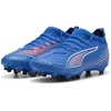 Image de PUMA 6 Match FG/AG JR Chaussures de football, ultra bleu, blanc, rouge brillant, 36 EU, PUMA ultra bleue, blanche et rouge, 36 EU