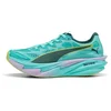 Image de Chaussures Puma Deviate NITRO Elite 4 HYROX Bleu Jaune AW26 Femme, Taille 40,5 - EUR