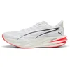 Image de Chaussures Puma Deviate Pure NITRO Blanc Rouge AW26, Taille 42 - EUR