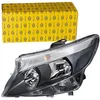 Image de HELLA 1EL 011 284-871 FF/Halogène Projecteur principal - pour p.e. Mercedes-Benz V-Class (W447) - noir - CCC/ECE - pour circulation à droite - gauche