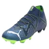 Image de PUMA Future Ultimate Fg/AG Wn's Chaussures de football pour femme, Bleu persan, blanc, vert PUMA, 37 EU