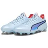 Image de PUMA King Ultimate FG/AG, Chaussures de sport unisexe pour adultes, Silver Sky Puma Black Fire Orchid, 40 EU