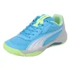 Image de PUMA Chaussures de tennis Nova Court unisexes, PUMA lumineuse bleue blanche gris glacial, 44 EU