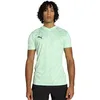 Image de PUMA Teamglory Maillot de Football Mixte, Menthe Fraîche, Noir Puma, M