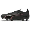 Image de PUMA Ultra Ultimate FG/AG Chaussures de football unisexe pour adulte, Bronze, noir, 40 EU