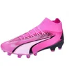 Image de PUMA Chaussures de football Ultra Pro Fg/Ag pour homme, Poison Pink PUMA White PUMA Black, 40 EU
