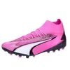 Image de PUMA Chaussures de football Ultra Pro Mg pour homme, Poison Pink PUMA White PUMA Black, 44.5 EU