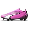 Image de PUMA Chaussures de football Ultra Match Mxsg pour homme, Poison Pink PUMA White PUMA Black, 40 EU