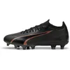 Image de PUMA Chaussures de football unisexe Ultra Match Fg/Ag, Puma Rose cuivre noir, 46 EU