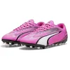 Image de PUMA Chaussures de football Ultra Play Mg pour hommes, Poison Pink PUMA White PUMA Noir, 44 EU