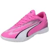 Image de PUMA Chaussures de football unisexes Ultra Play ItSoccer, Poison Pink PUMA White PUMA Black, 44 EU