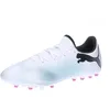Image de PUMA Chaussures de football Future 7 Play Mg pour homme, Puma White PUMA Black Poison Pink, 41 EU
