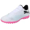 Image de PUMA Chaussures de football Future 7 Play Tt pour homme, Puma White PUMA Black Poison Pink, 44 EU