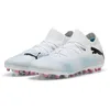Image de PUMA Chaussures de football Future 7 Match Mg pour homme, Puma White PUMA Black Poison Pink, 42 EU