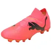 Image de PUMA Chaussures de football Future 7 Pro Fg/Ag pour homme, Orange et noir., 47 EU