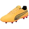 Image de PUMA Chaussures de football King Match Fg/Ag unisexes, Sun Stream PUMA Black Sunset Glow, 42 EU
