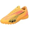 Image de PUMA Chaussures de football Ultra Play Tt unisexes, Sun Stream PUMA Black Sunset Glow, 43 EU