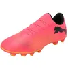 Image de PUMA Chaussures de football Future 7 Play Fg/Ag pour homme, Sunset Glow PUMA Black Sun Stream, 46.5 EU