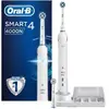 Image de Oral-B Smart 4 Brosse Ã  Dents Ã lectrique Rechargeable Avec 1 Manche Connecté Bluetooth Et 2 Brossettes, 5 Modes Dont Blancheur, Douceur Et Soin Des Gencives