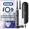 Image de Oral-B iO Series 9 Brosse à dents électrique, 2 brossettes, 7 modes de brossage, technologie magnétique, écran couleur, étui de voyage, noir onyx
