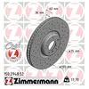 Image de ZIMMERMANN Disque de frein VORNE RECHTS pour BMW X5 E70 X6 E71, E72 X5 F15, F85